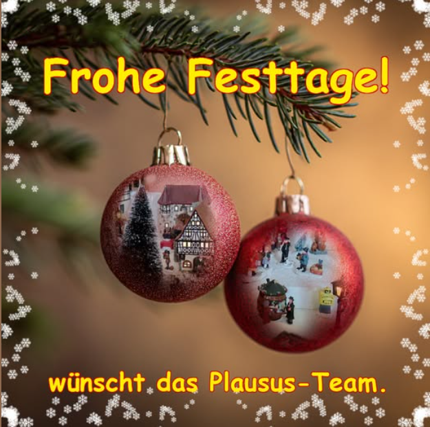 Frohe Festtage